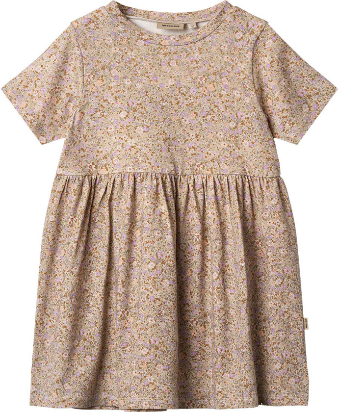 Kjole - Anna - Lilac Flower Eng - - 4 år (104) - Kjole