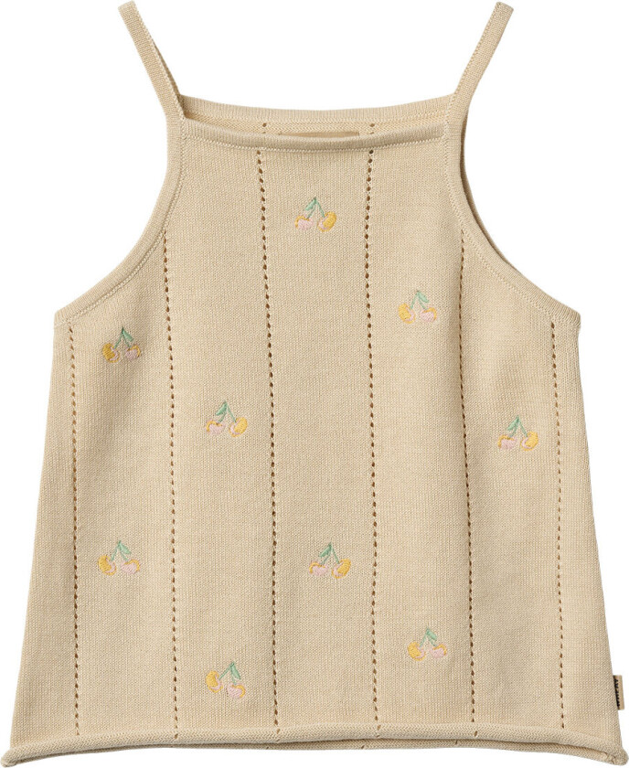 Topp - Strikk - Nellie - Sandskall - - 5 år (110) - Singlet