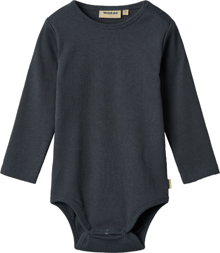 Body I/e - Rib - Spencer - Navy - - 1½ år (86) - Langermet Body