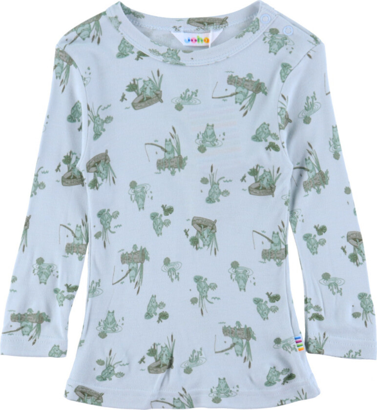 Genser - Viskose/Bambus - Lyseblå m. Frø - - 60 - Genser