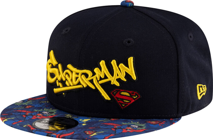 Caps - 9Fifty - Superman - Navy - - 6-12 år (116-152) - Caps