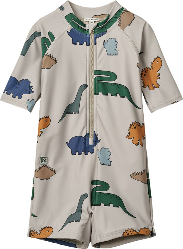 Bilde av Badedrakt - Max - Dinosaurs/Mist - - 1 år (80) - Badetøy