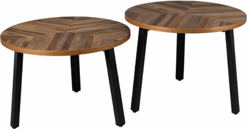 Mundu Bord 55cm Sett med 2 brun