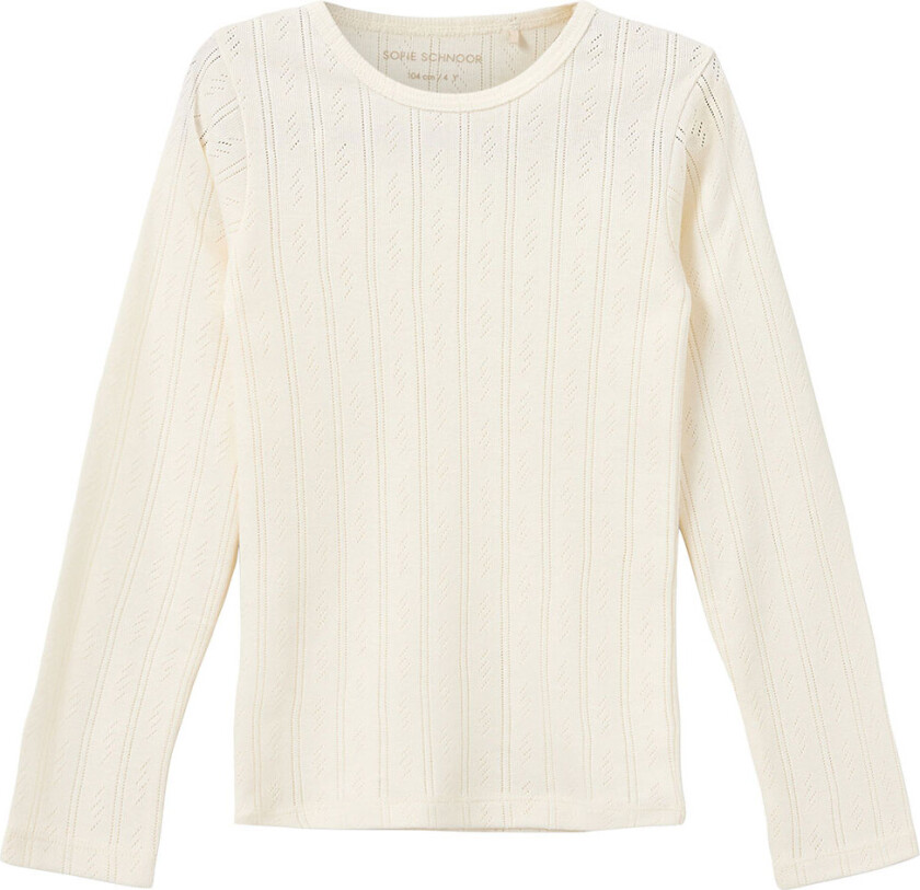 Genser - PetriciaSY Pointelle - Off White m. Hulmø - - 8 år (128) - Genser