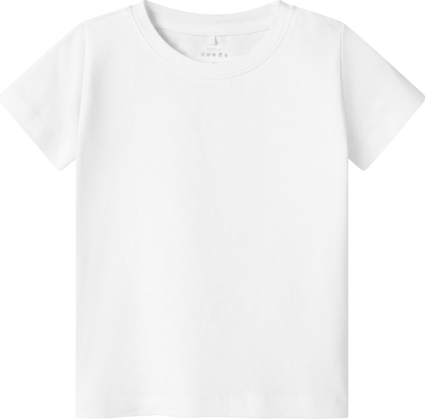 T-skjorte - Nei - NmfVibbi - Bright White - - 4 år (104) - T-skjorte
