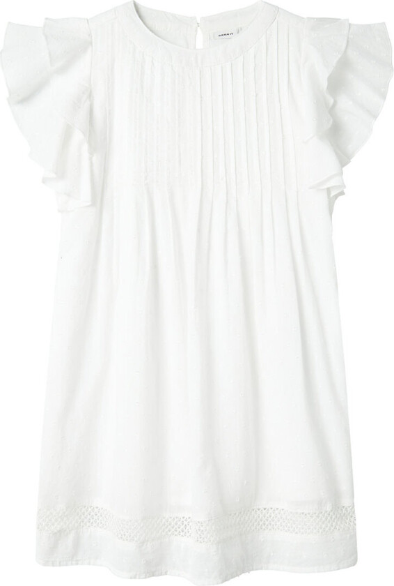 Bilde av Kjole - Noos - NkfFaride - Bright White - - 7 år (122) - Kjole