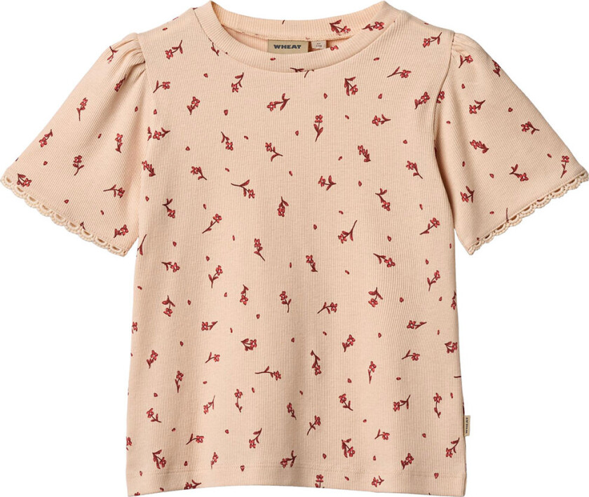 T-skjorte - Rib - Iris - Rose Vannblomster - - 5 år (110) - T-skjorte