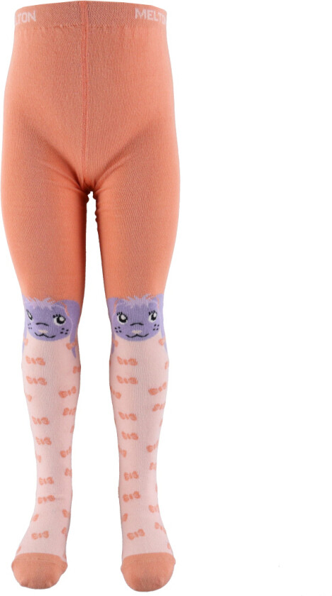 Strømpebukser - Rabbit - Peach Rosa - - 80/86 - Strømpebukser