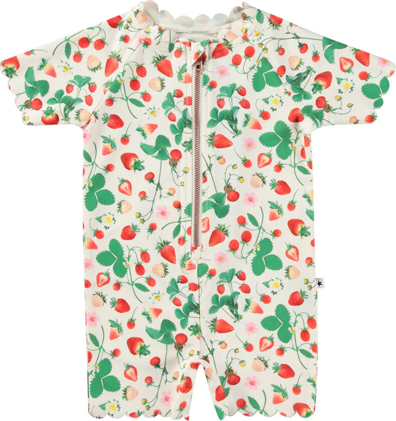 Badedrakt - UV50+ - Nolu - Strawberry Field - - 3-4 år (98-104) - Badetøy