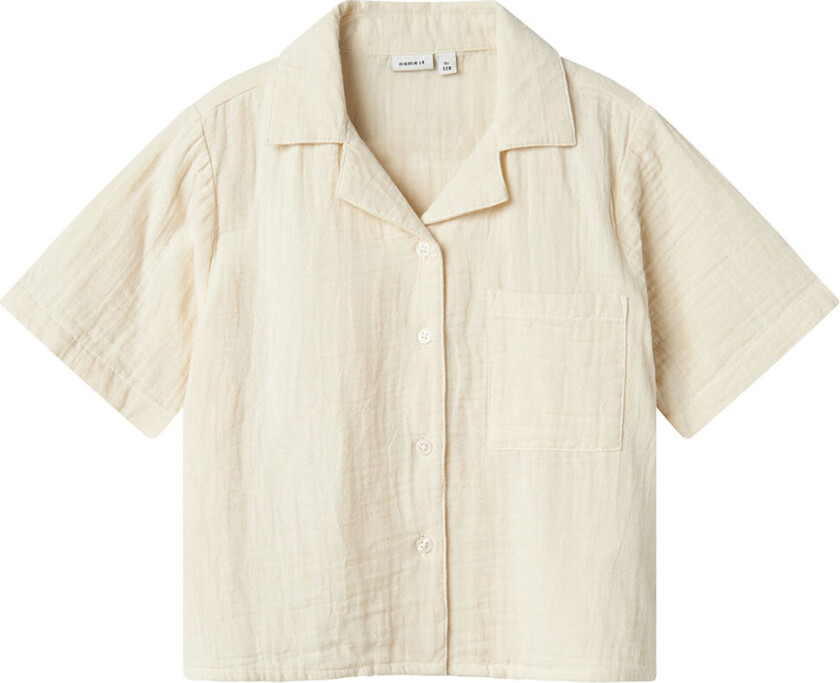 Skjorte - Noos - NkfJasmin - Summer Sand - - 9-10 år (134-140) - Skjorte K/E