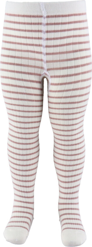 Strømpebukser - Rib - Bambus - Kallie - Wood Rose - - 60 - Strømpebukser