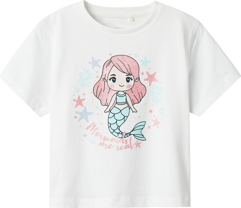 T-skjorte - NmfFrejane - Lucent White - - 3 år (98) - T-skjorte