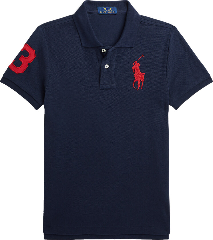 Polo - Core - Navy m. Rød - - 8 år (128) - Polo