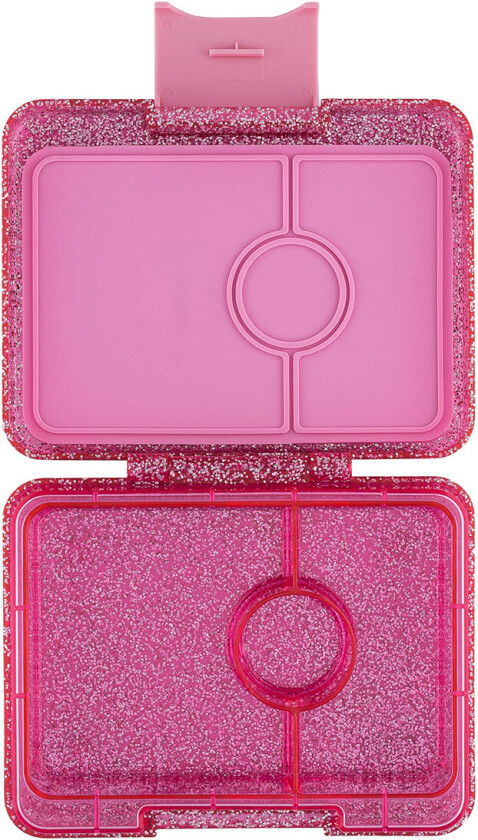 Matboks m. 3 Rum - Bento Snack - Sparkle Rosa - - OneSize - Matboks