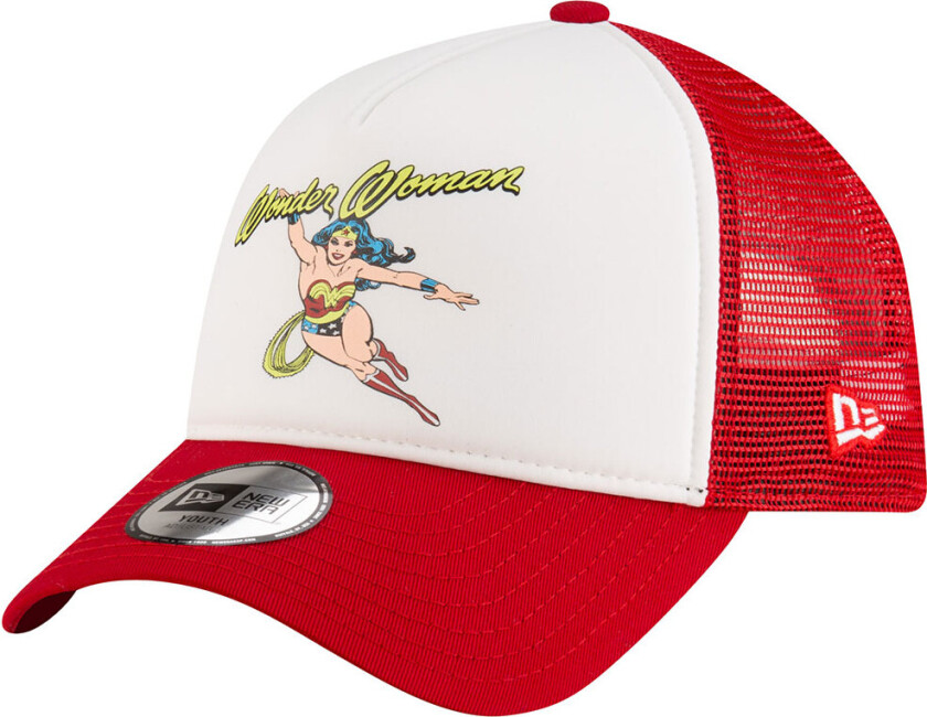 Caps - Trucker - Wonder Women - Rød - - 6-12 år (116-152) - Caps