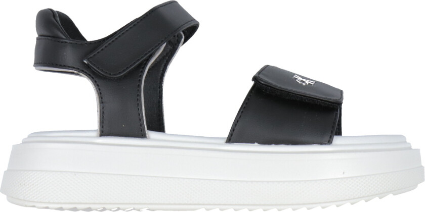 Sandaler - Borrelås - Svart/Sølv - - 31 - Sandals