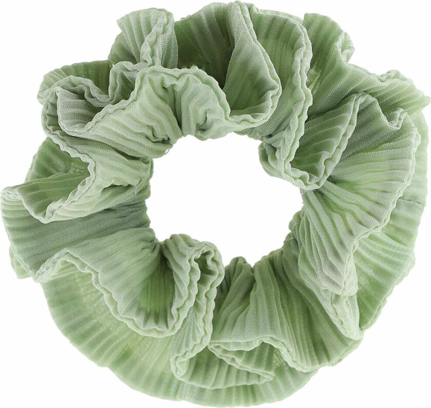 Scrunchie - Kaisa - 12 cm - Støvet Mynte - - OneSize - Hårpynt