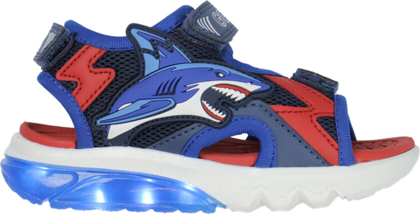 Sandaler m. Lys - Cyberdrone - Navy/Rød - - 31 - Sandals