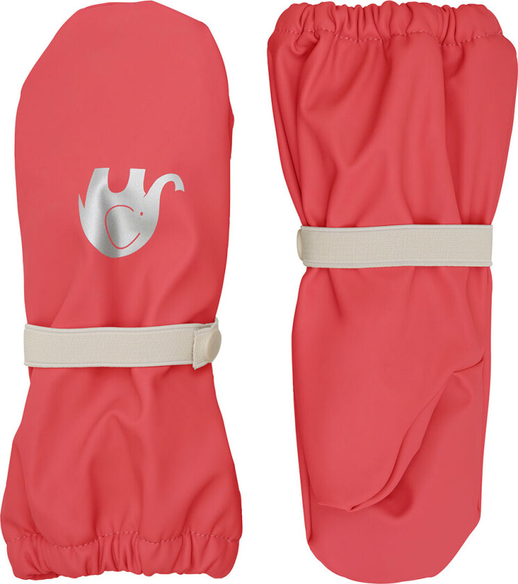 Votter m. Fleece - PU - Cayenne - - 4-6 år (104-116) - Votter