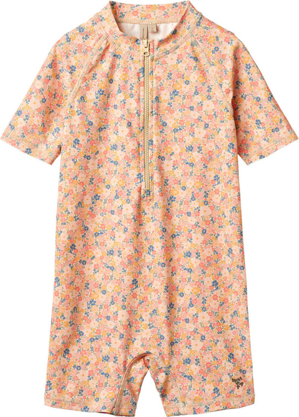 Badedrakt - UV40+ - Cas - Multi Blomster - - 4 år (104) - Badetøy