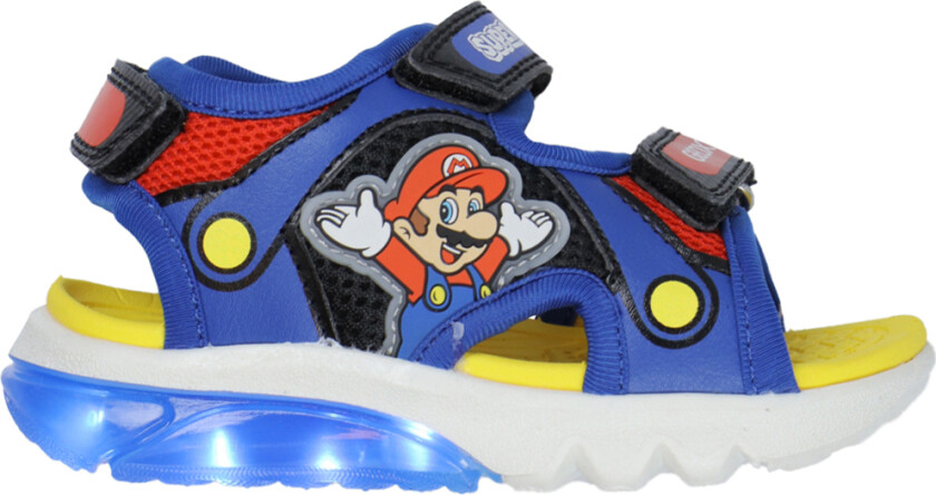 Sandaler m. Lys - Cyberdrone - Royal/Rød - - 30 - Sandals