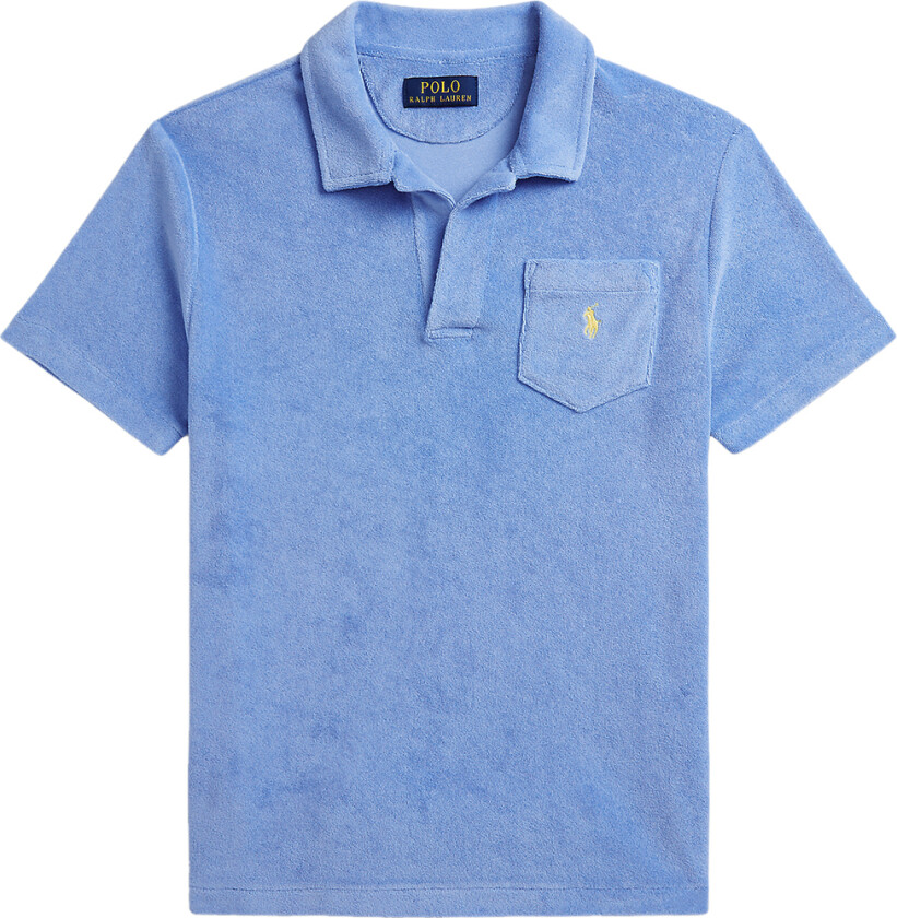 Polo - Frotté - Blå - - 18-20 år - Polo