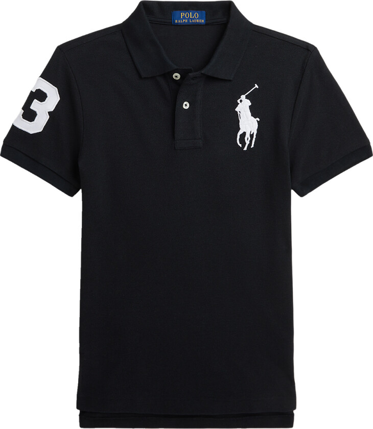 Polo - Core - Svart m. Hvit - - 10-12 år (140-152) - Polo