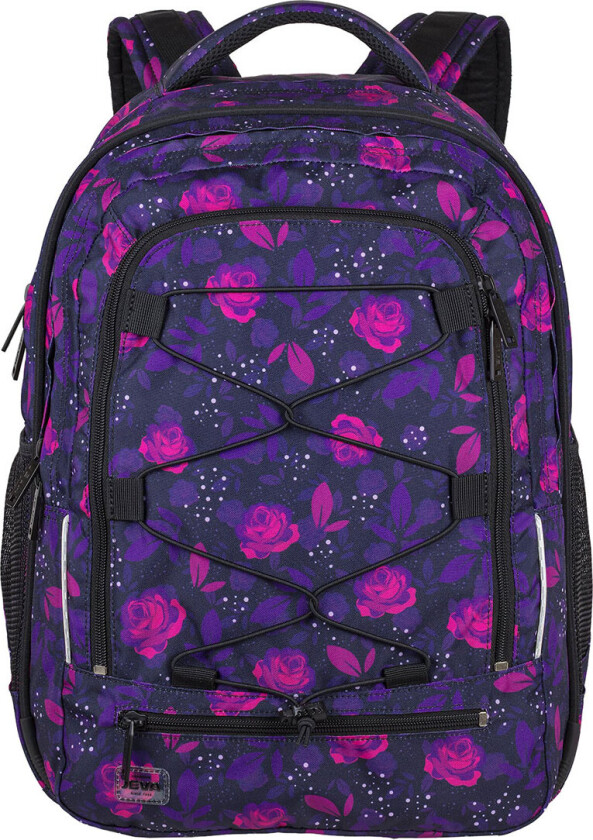 Skolesekk - Survivor - Dark Rose - - OneSize - Skolesekk