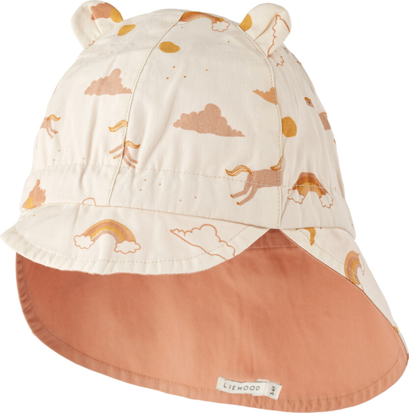 Bilde av Legionær Hatt - Gorm - Vendbar - Dream/Ecru m. Ører - - 3-4 år (98-104) - Solhatt