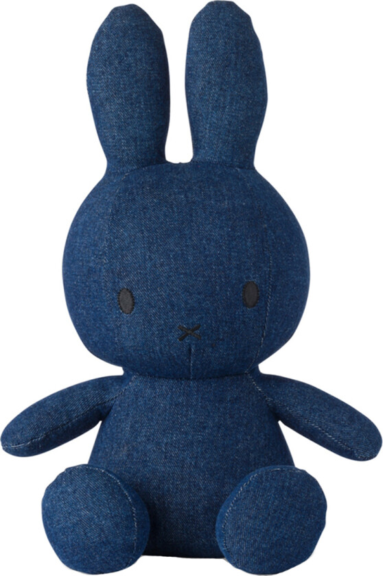 Kosedyr - 33 cm - Miffy Sitting - Rå Denim - - OneSize - Kosedyr