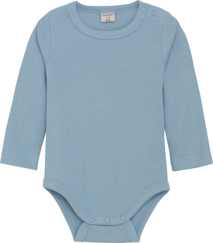 Body I/e - Rib - Dusty Blue - - 70 - Langermet Body