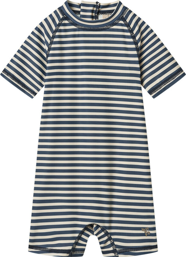 Bilde av Badedrakt - UV40+ - Cas - Blue Stripe - - 1½ år (86) - Badetøy