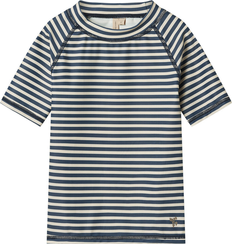 Bilde av Badetop - UV40+ - Jackie SS - Blue Stripe - - 10 år (140) - Badetøy