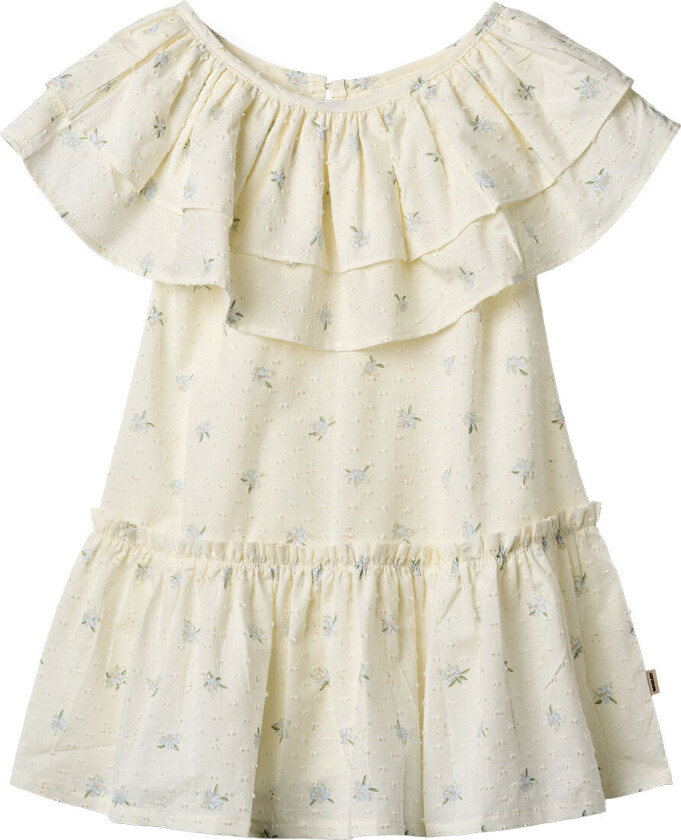 Bilde av Kjole - Bitt - Blue Blomster - - 6 år (116) - Kjole