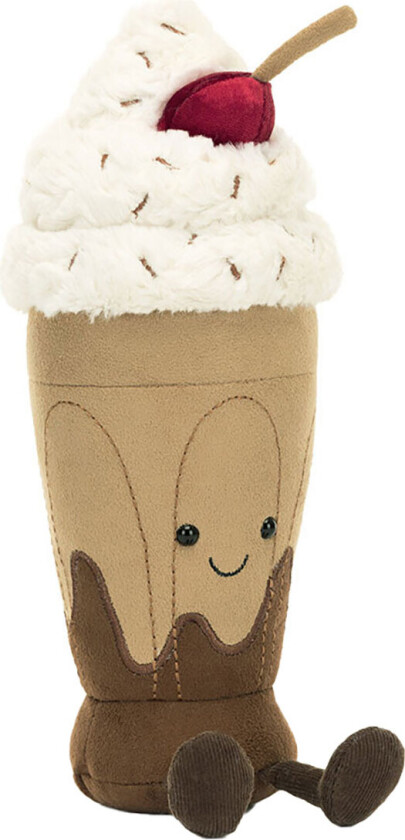 Kosedyr - 25x12 cm - Amuseables Marin Chocolate Milksha - - OneSize - Kosedyr