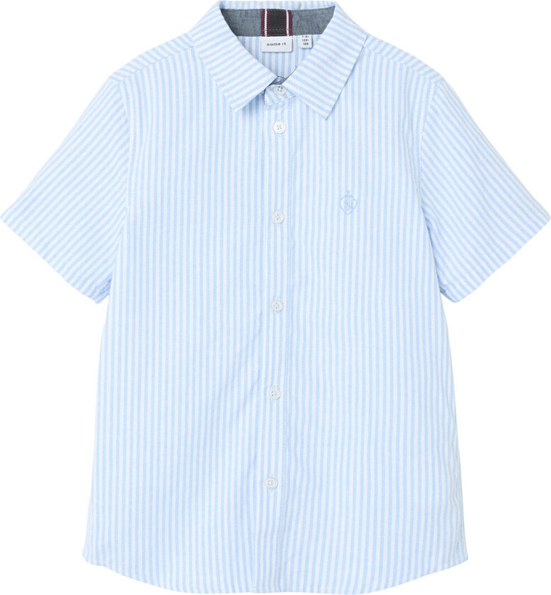 Bilde av Skjorte - Noos - NkmNewsa - Campula/W. Bright White - - 6 år (116) - Skjorte K/E