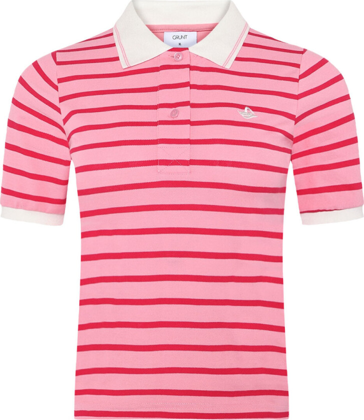 Polo - Piqué - GrStur - Rød - - 8 år (128) - Polo