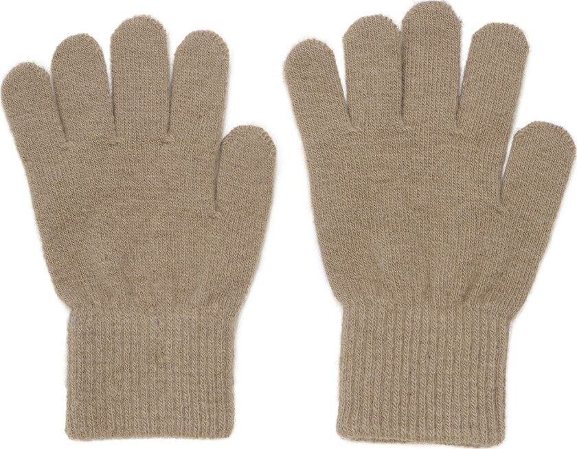 Hansker - Basic - Strikk - Ull/Nylon - Magic Finger - W - - 7-12 år (122-152) - Handsker