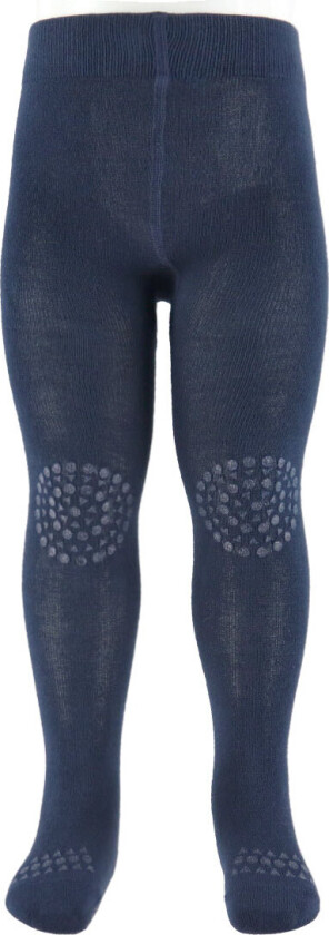 Strømpebukser med Antiskli - Bambus - Navy Blue - - 12-18 md - Strømpebukser