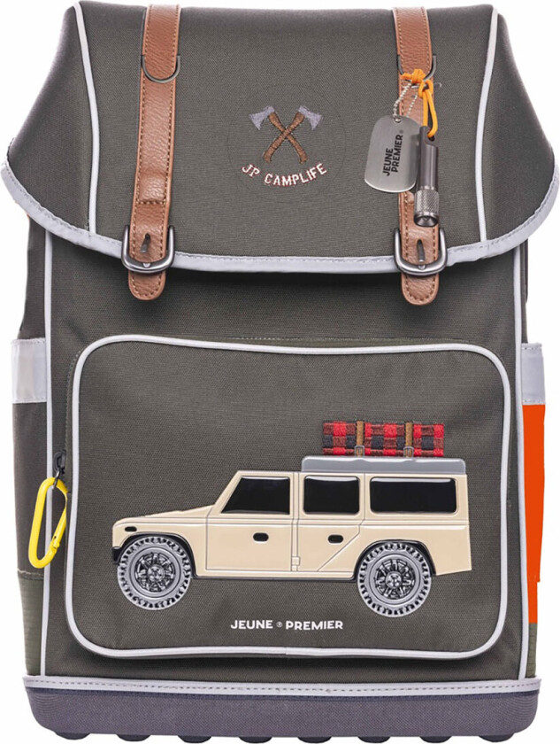 Skolesekk - 18L - Ergomaxx - Camp Life - - OneSize - Skolesekk