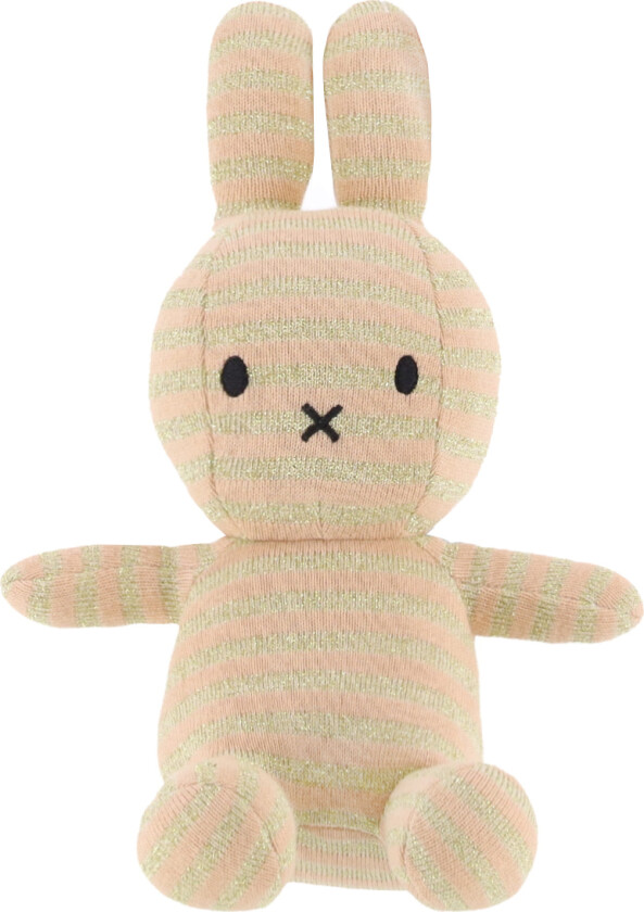 Kosedyr - 23 cm - Miffy Organic Cotton - Stripe Ros - - OneSize - Kosedyr