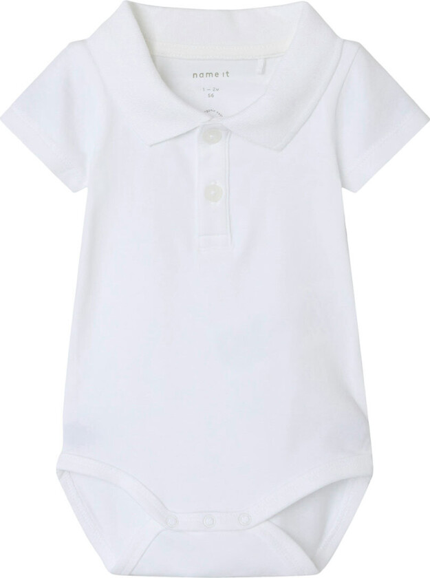 Polo Body k/e - NbmHolger - Bright White - - 50 - Kortermet body