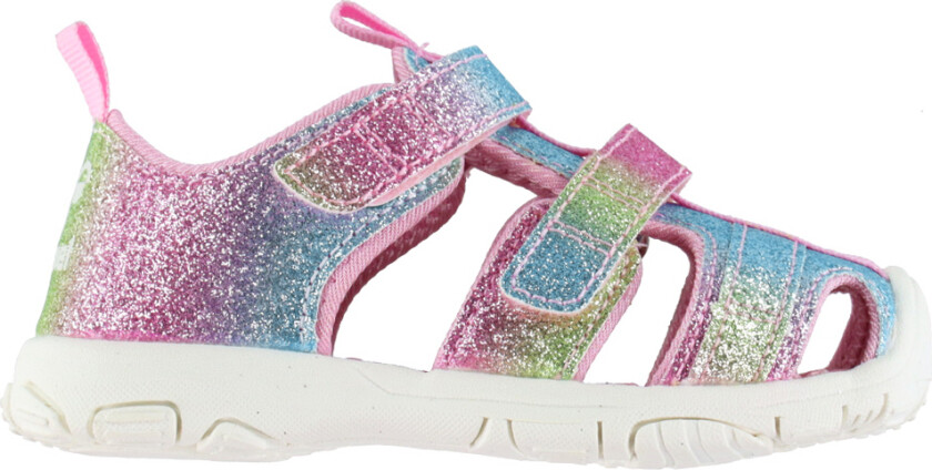 Sandaler - Borrelås Infant - Hvit/Flerfarget Glitter - - 20 - Sandals