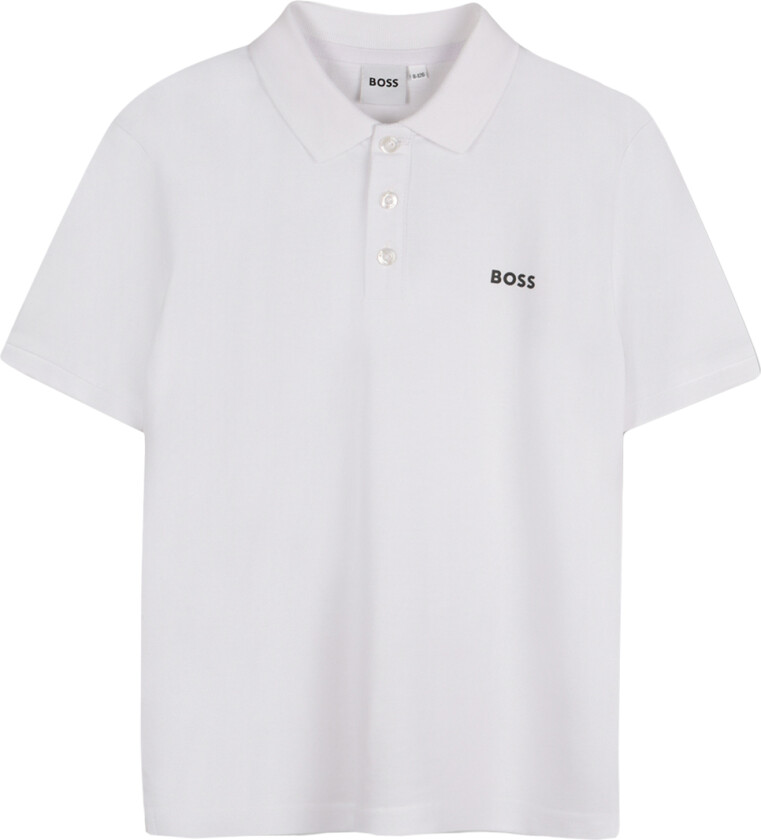 Polo - Hvit m. Trykk - - 16 år (176) - Polo