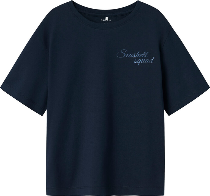 T-skjorte - NkfFlutti - Navy Blazer - - 7-8 år (122-128) - T-skjorte