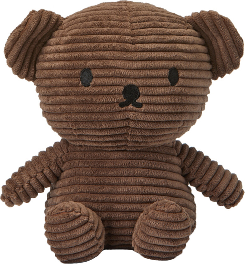 Kosedyr - 17 cm - Boris Bear ECO Corduroy - Brun - - OneSize - Kosedyr