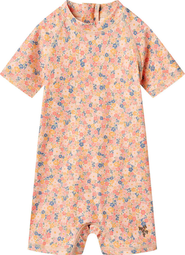 Badedrakt - UV40+ - Cas - Multi Blomster - - 1 år (80) - Badetøy