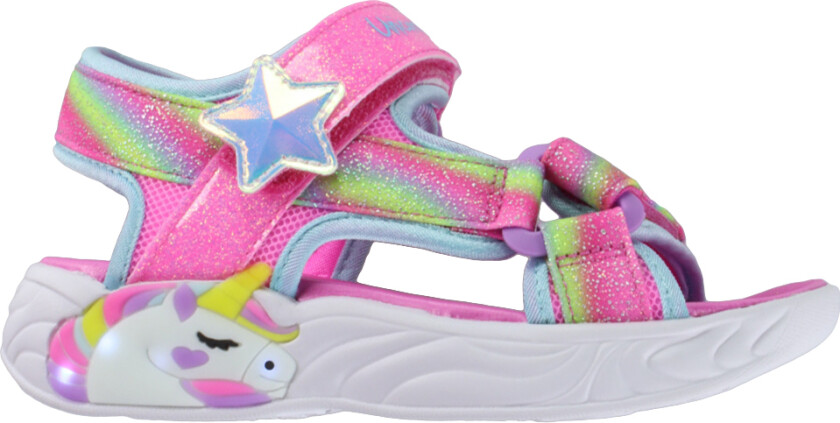 Sandaler m. Lys - Unicorn Drømmer - Rosa/Multi - - 31 - Sandals