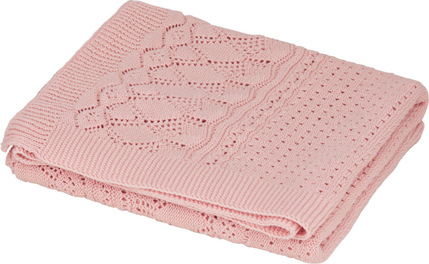 Babyteppe - Strikk - Pointelle - Sorbet - - OneSize - Teppe