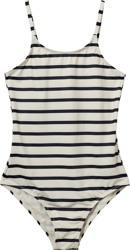 Badedrakt - UV50+ - Britilianasy - Black Striped - - 8 år (128) - Badetøy